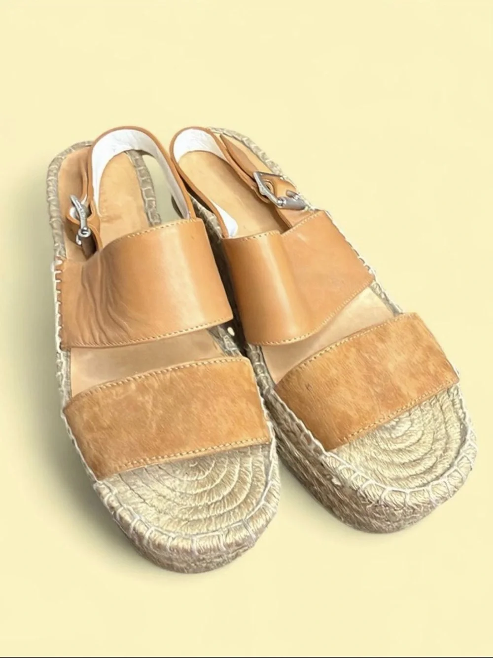 Rag & bone women’s Tan Espadrille Platform Sandals